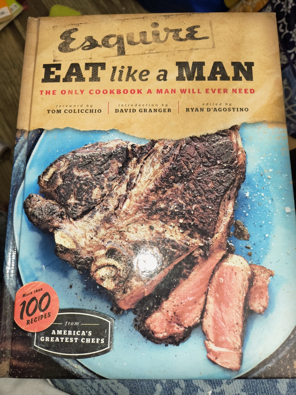 Eat Like a Man Cookbook - Hardcover